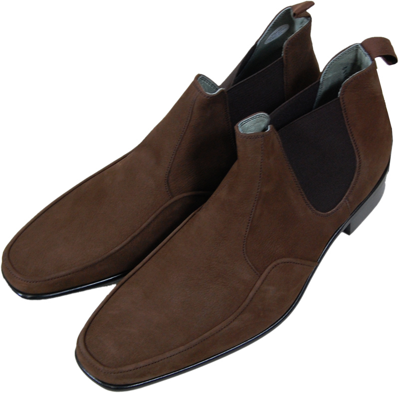 BURBERRY BLACKLABEL サイドゴアブーツ 靴 即決☆BURBERRY BLACK LABEL